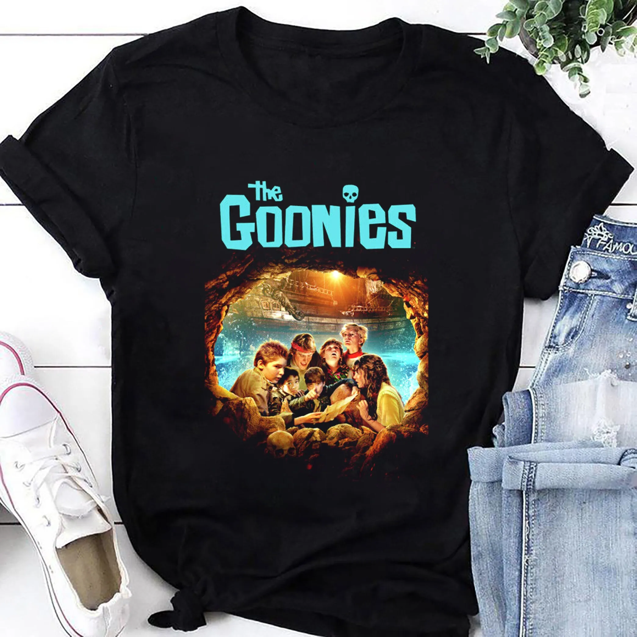 The Goonies Horror Island Adventure T-Shirt,Fan Gifts,Movie,Vintage