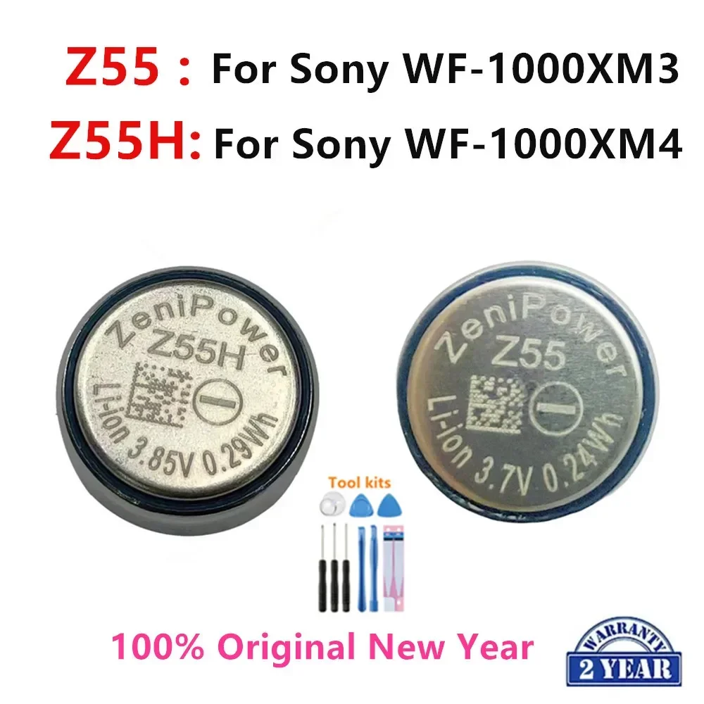100% Originale Z55H Z55 Nuova Batteria Per Auricolare Sony Wf-1000Xm3,Wf-1000Xm4 Wf-Sp900/Sp700N /1000X Wi-Sp600N Tws