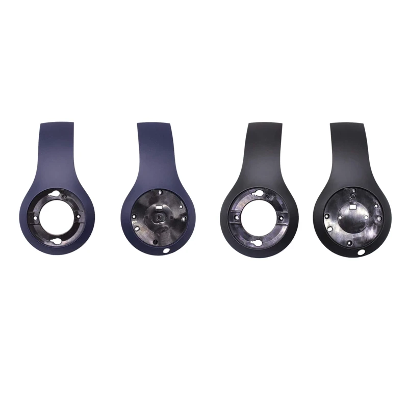 Custodia Esterna Per Auricolari A 2 Paia Per Beats Studio 3.0 Studio 3 Parti Di Riparazione Per Cuffie Wireless, Blu Navy E Nero
