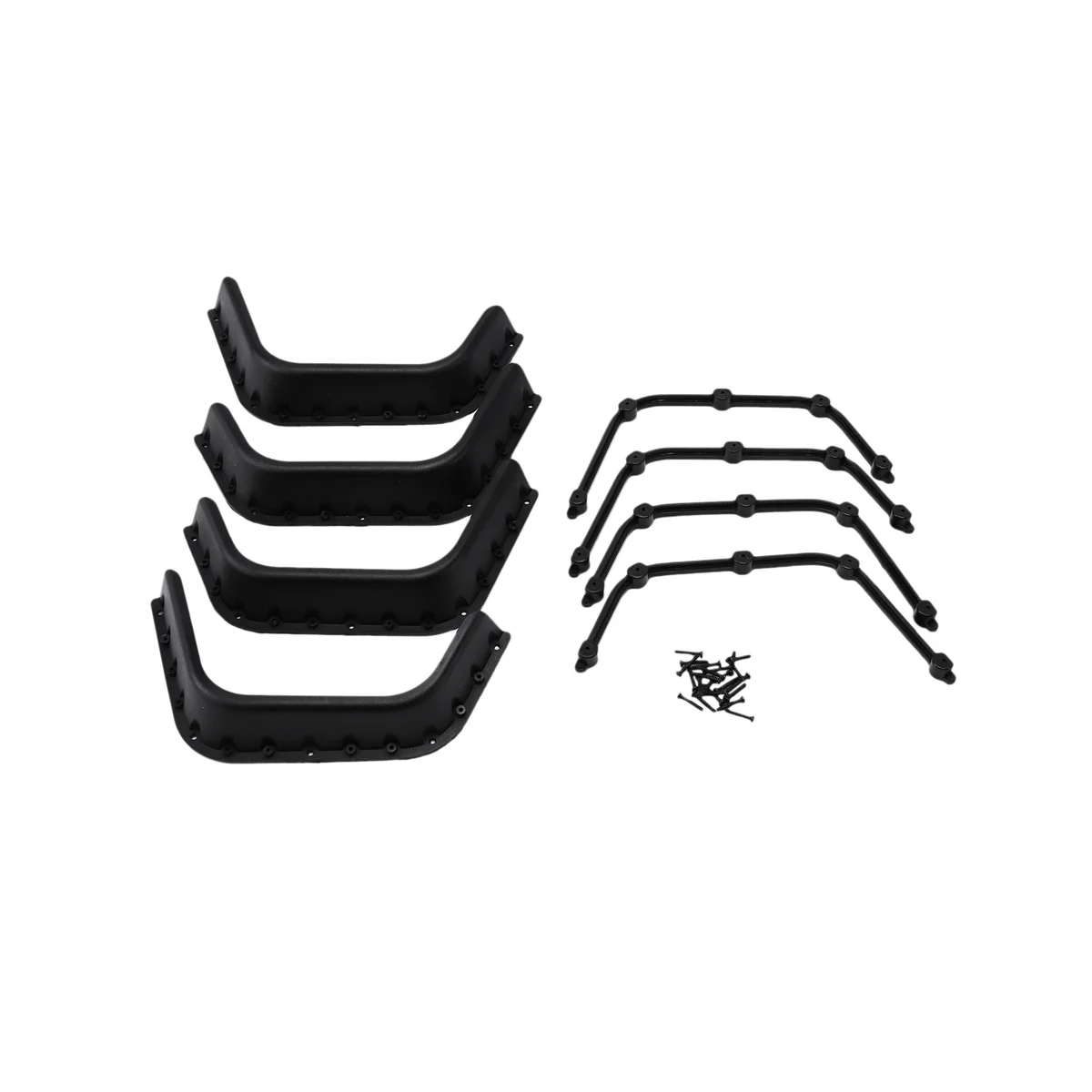 Rc Car Allarga Fender Flares Wheel Sopracciglio Per 1/10 Rc Crawler Rc4Wd D90 D110 Defender Parti Di Aggiornamento Del Corpo