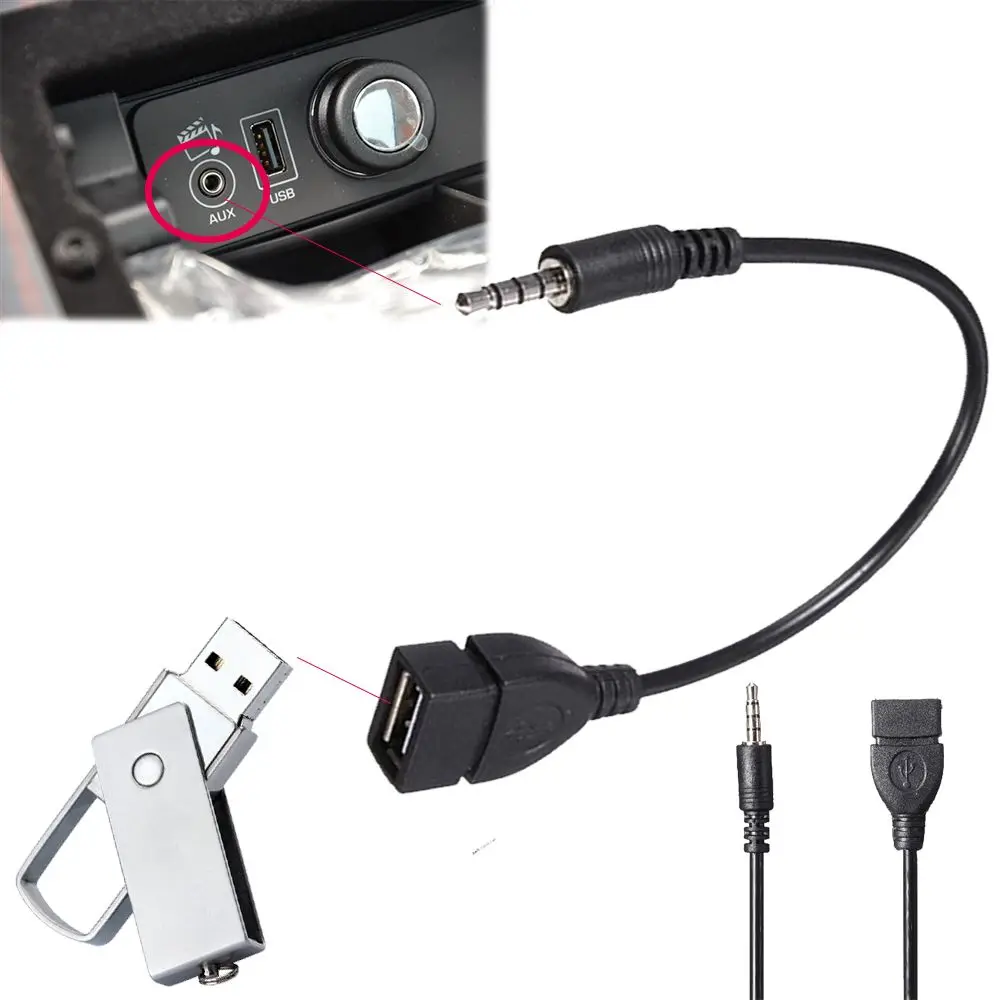 Cavo Adattatore Convertitore Audio Aux Per Auto Per Toyota Aygo Belta Blade Brevis Caldina Xv30 Land Cruiser Fj150