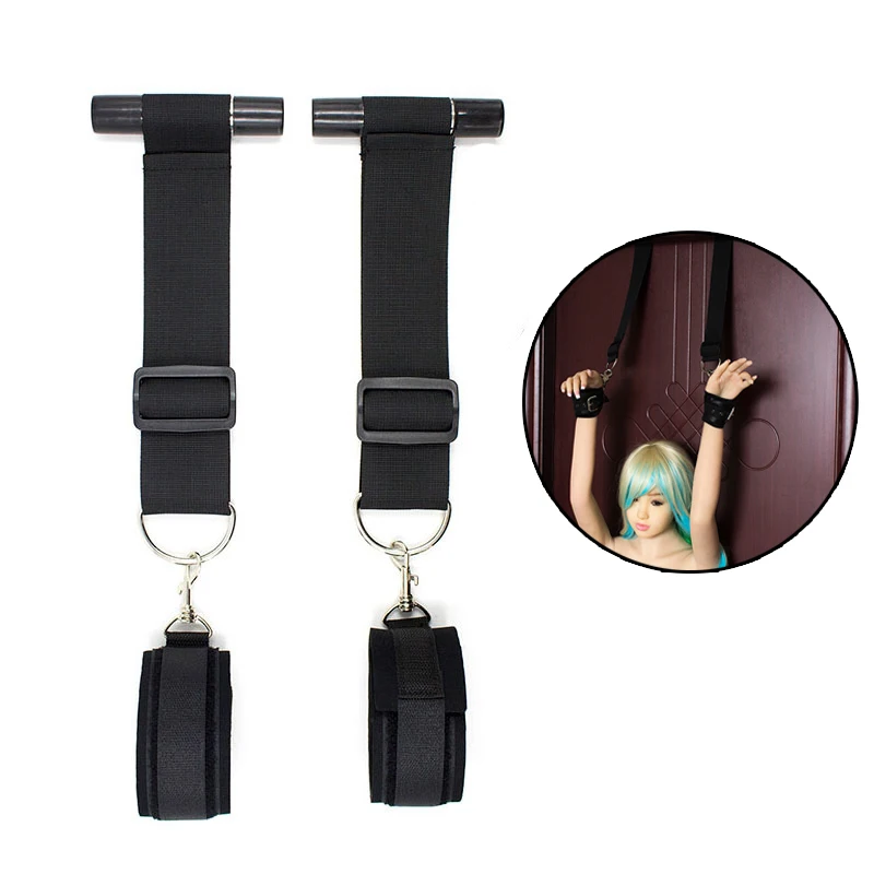 Sesso Appeso Porta Altalena Con Manette Polsini Da Polso Polsini Bdsm Bondage Restrizioni Giochi Di Sesso Mobili Del Sesso Giocattolo Per Adulti Gioca