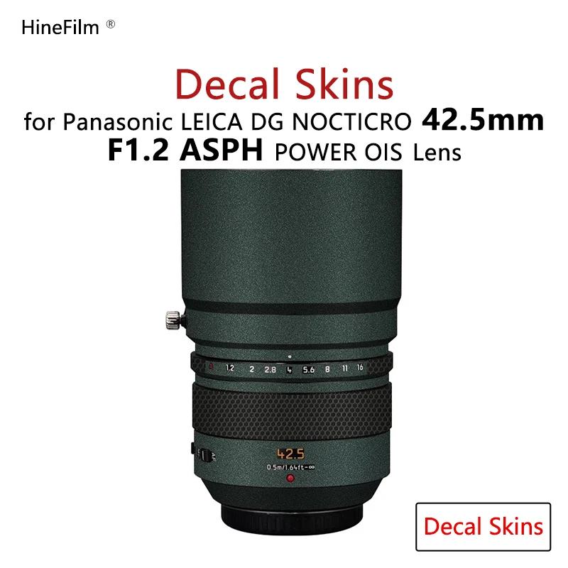 Lumix G 42.5 F1.2 Lens Warp Skin Per Panasonic Leica Dg Notticron 42.5Mm F1.2 Asph Lens Decal Protector Coat Cover Sticker Film