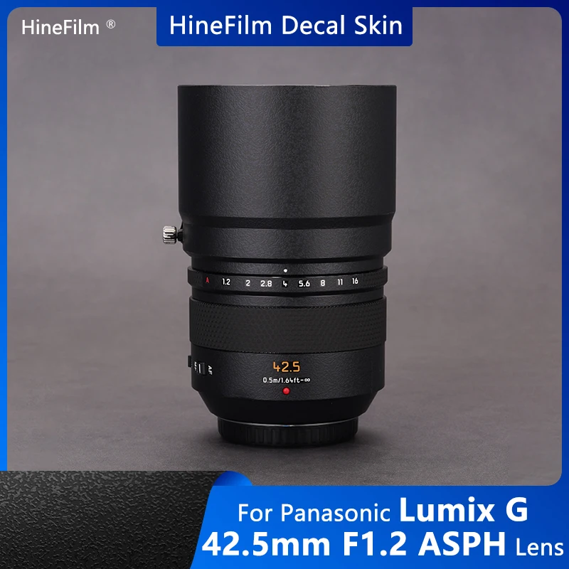 Lumix 42.5 F1.2 Lens Decal Skin Wrap Cover Per Panasonic Leica Dg Notticron 42.5Mm F1.2 Asph Premium Sticker