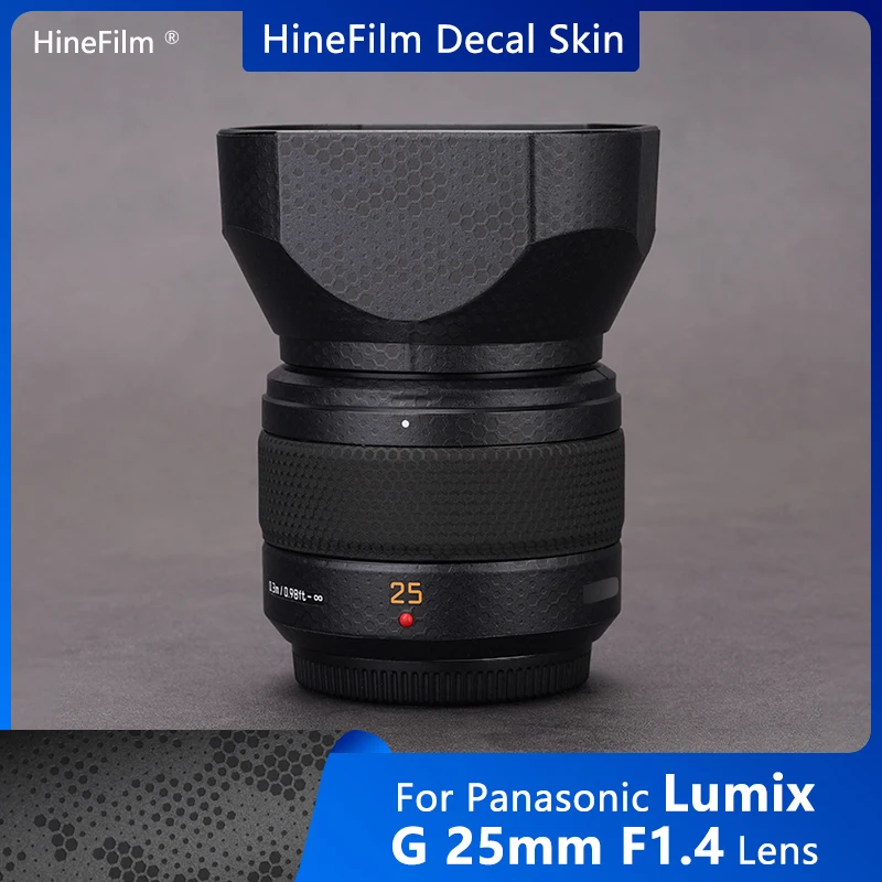Lumix 25 F1.4 Lens Decal Skins 25 F1.4 Copriobiettivo Avvolgente Per Panasonic Lumix Leica Dg Summilux 25Mm F1.4 Asph Premium Sticker