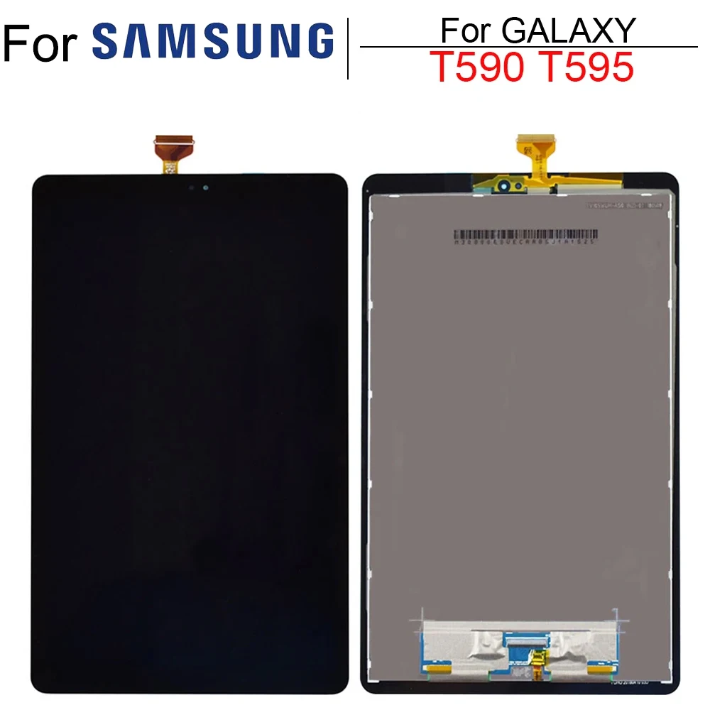 Lcd Da 10.1 "Per Samsung Galaxy Tab A2 T590 T595 Schermo Sm-T590 Sm-T595 Touch Digitizer Sensor Matrix Assembly Sostituzione