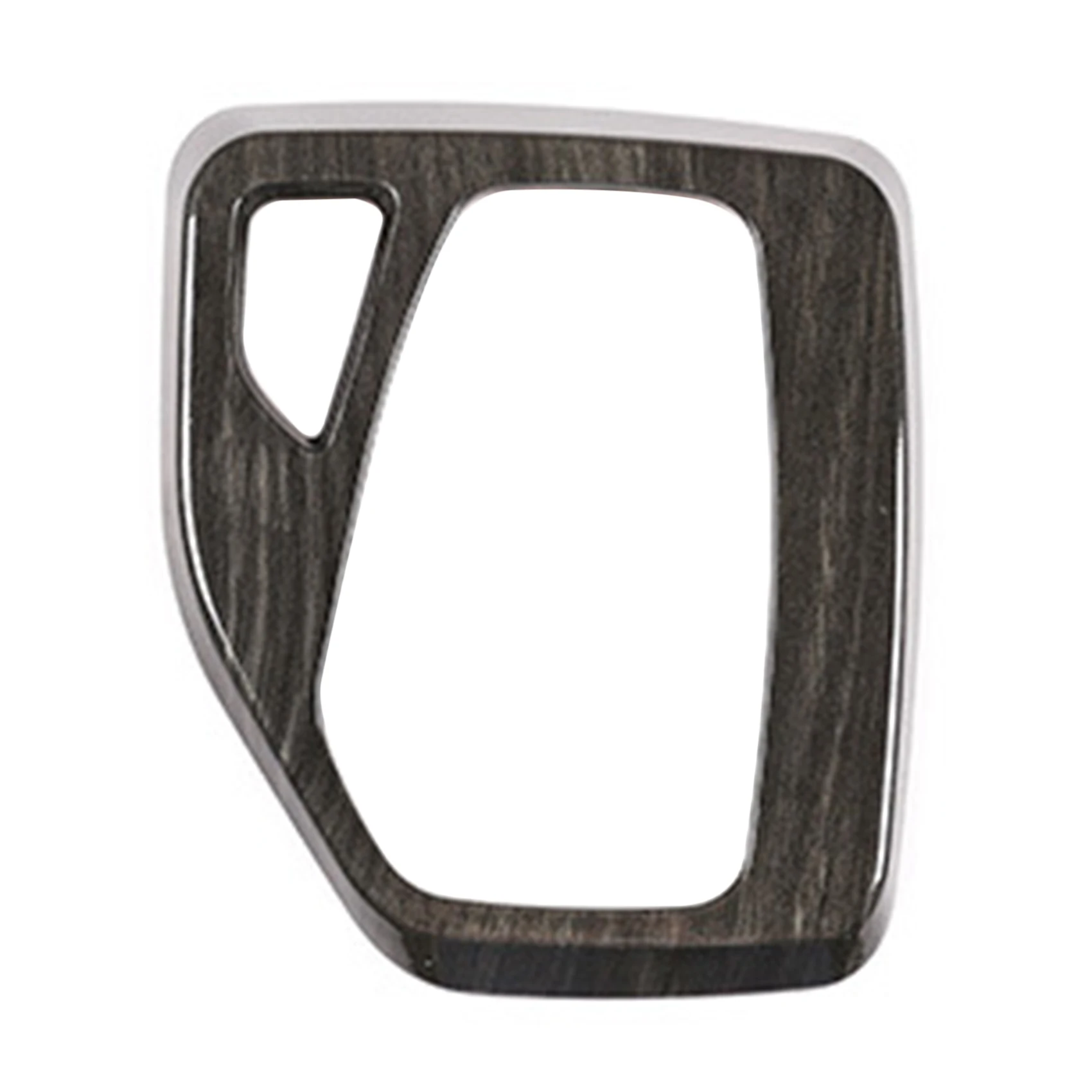 Car Abs Black Wood Grain Gear Shift Panel Cover Trim Decorazione Per-Bmw X1 E84 2010-2013