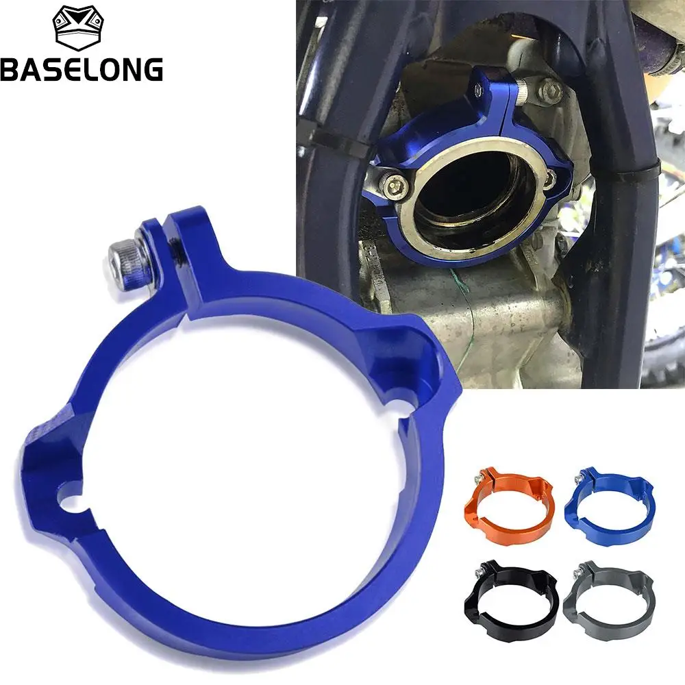 Motorcycle Aluminum Exhaust Flange Guard Covers For Husqvarna 250 300 Te Tc Tx For Ktm Xc Sx Xcw Xc-W Six Days 2017-2022 2023