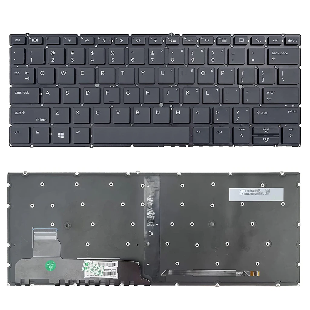 830 G6 Tastiera Usa Per Hp Elitebook X360 830 G6 835 G6 730 G6 735 G6 Laptop Retroilluminato Senza Cornice L40527-001