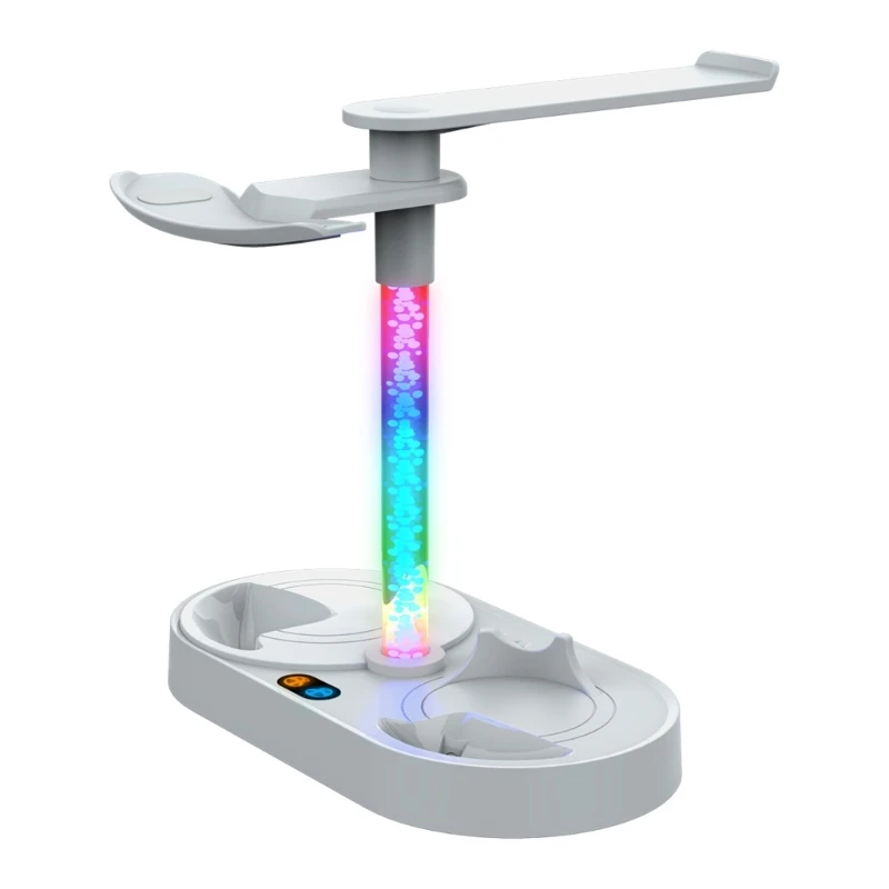 Stazione Ricarica Dock Ricarica Magnetico Base Ricarica Rgb Per Cuffie Psvr2