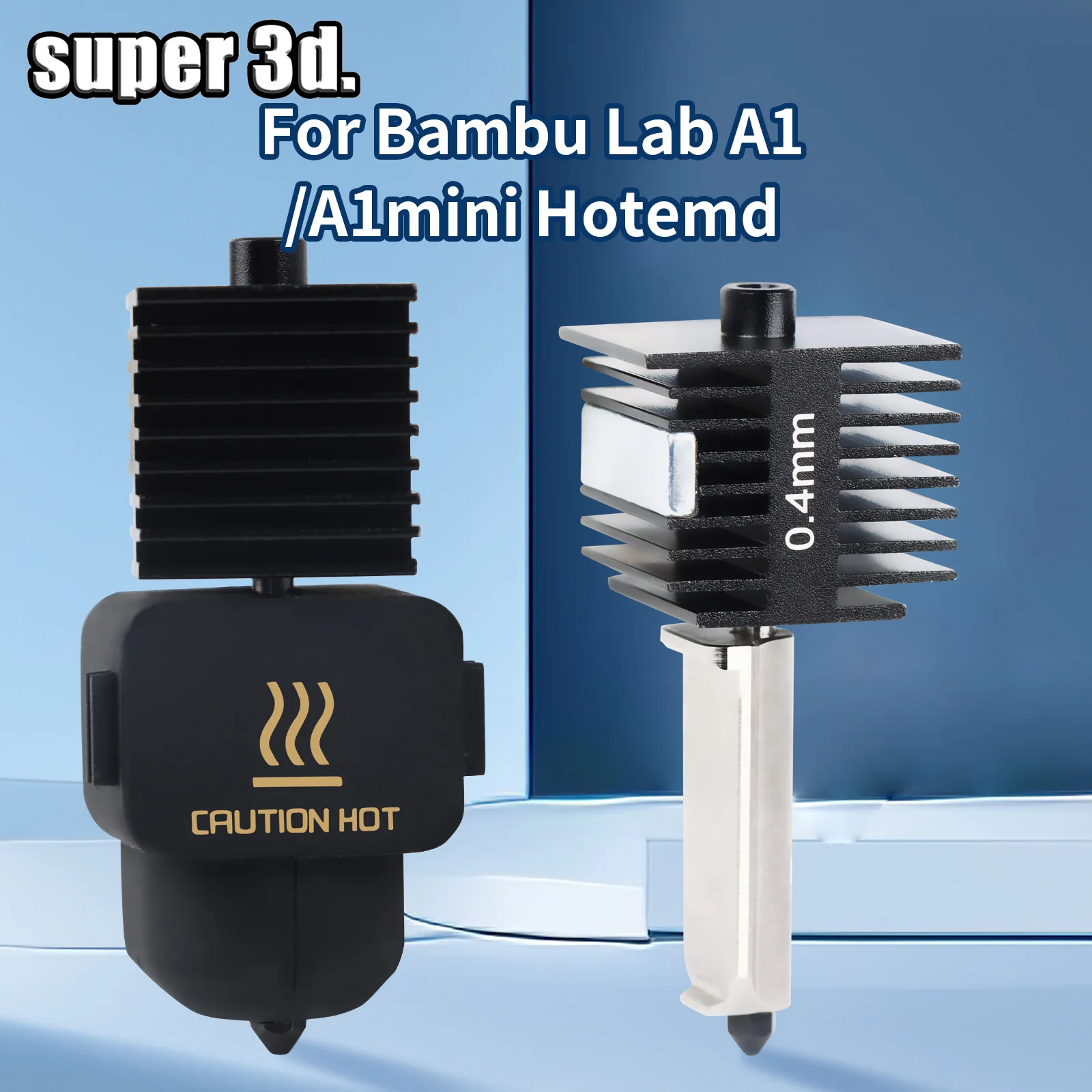 Hotend Per Bambu Lab A1 Mini Hotend Kit Acciaio Temprato 0.4Mm Gruppo Ugello A1 Hotend Per Bambulab A1 Accessori Per Stampa 3D