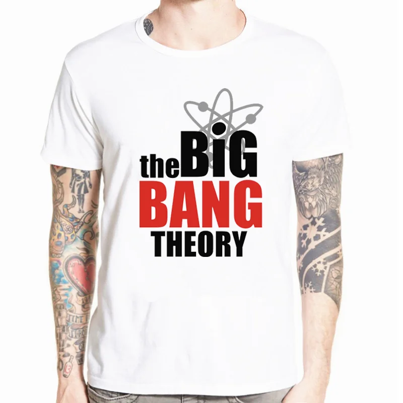 Fashion New Sheldon Cooper Penny Men T Shirt Summer Short Sleeve The Big Bang Theory T-Shirt Modal Cooper Logo Men T-Shirt Tops