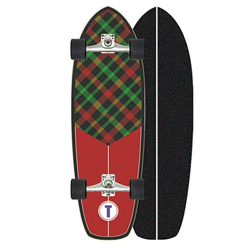 Cx7 Land Tavola Da Surf Principiante Tavola Da Surf Spazzola Per Esercizi Street Big Fish Board Walking Skateboard Longboard Penny Board Per Principia
