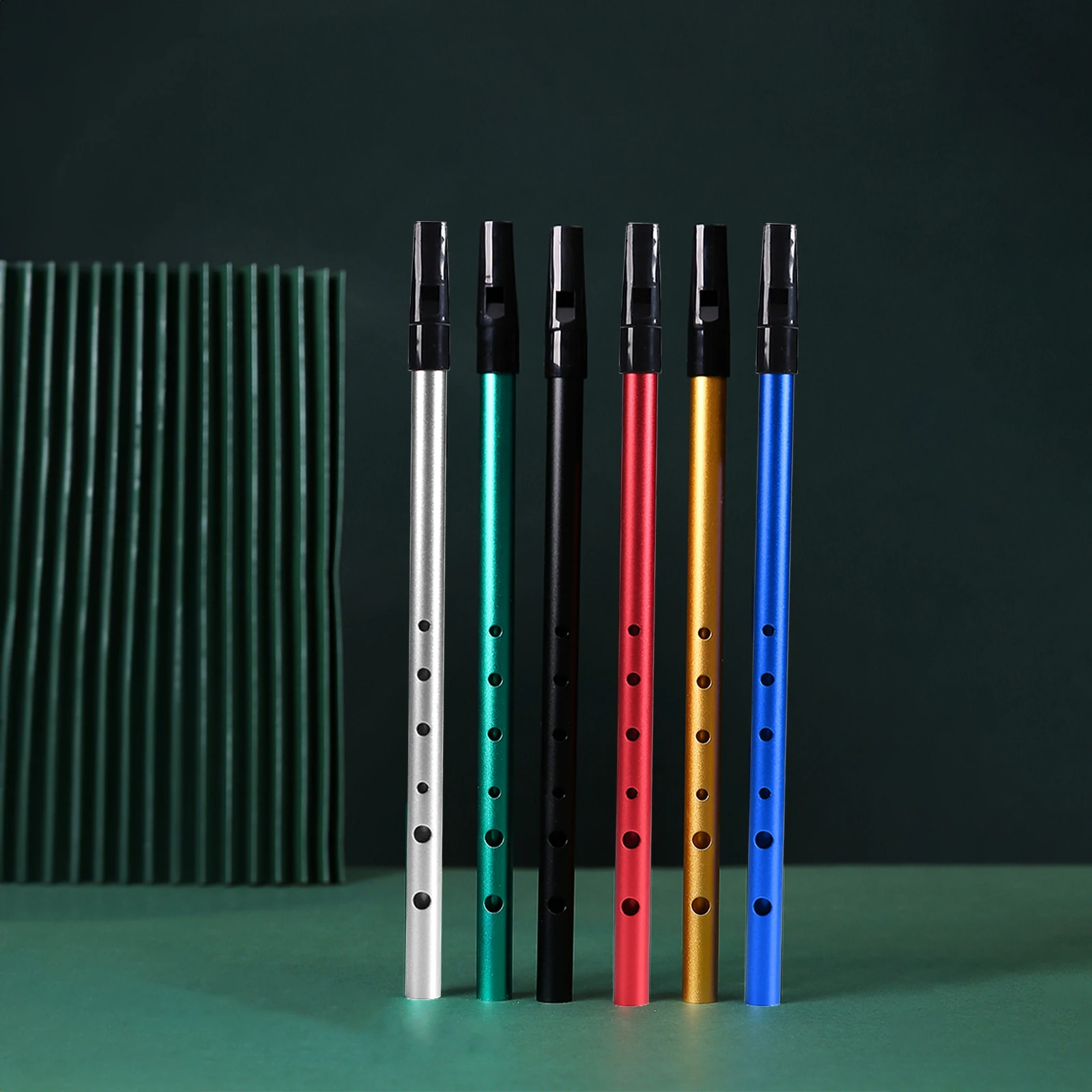 Irish Whistle C Key 6-Holeflute Penny Whistle Tin Whistle Wind Strumenti Musicali Per Studenti Principianti Registratore Strumento