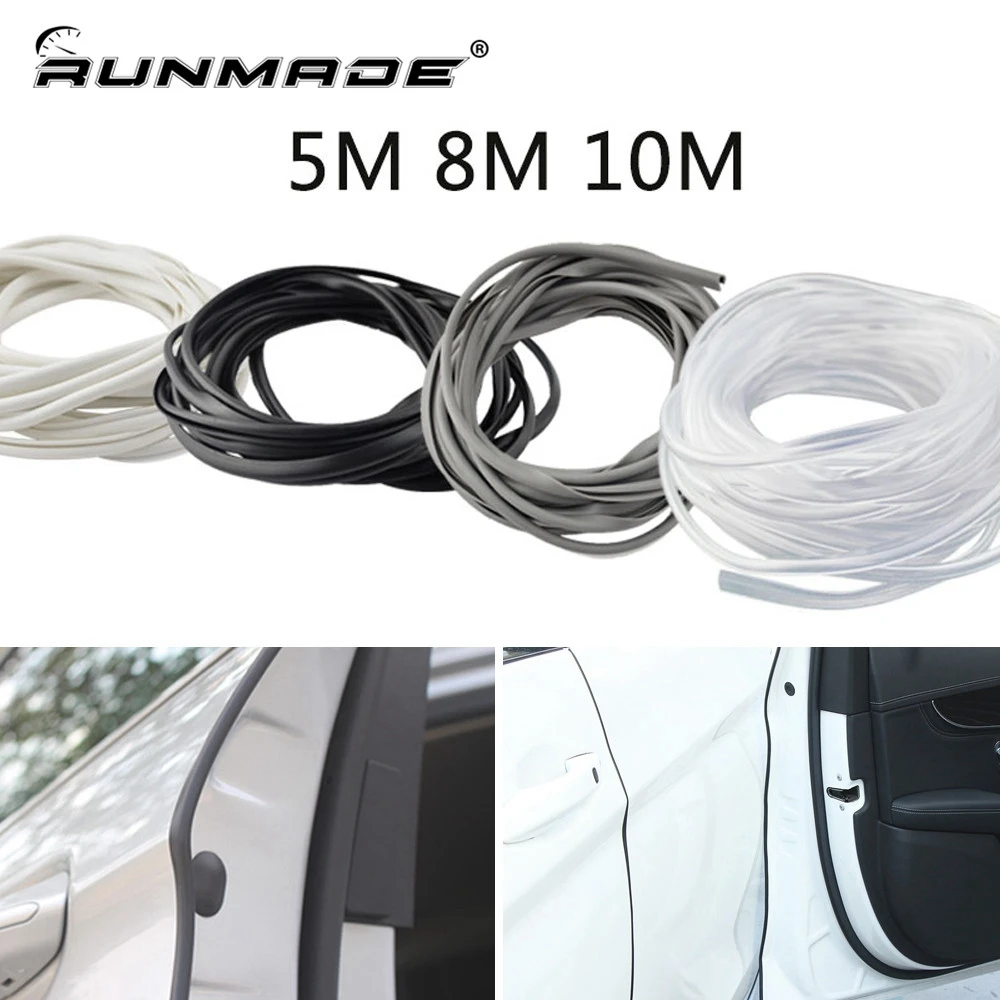 Runmade Car Door Edge Guards Gomma Universale A Forma Di U Automotive Door Entry Guard Edge Trim Adatto Per Sedans Trucks Suv Atv Boat