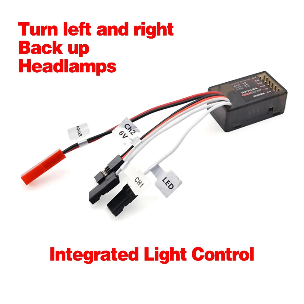 Dumborc 10A Spazzolato Esc 2S/3S 12V Dual Way Speed Controller Brake Led Control Per Rc Vehicle Car Boat Tank Airplane Drone