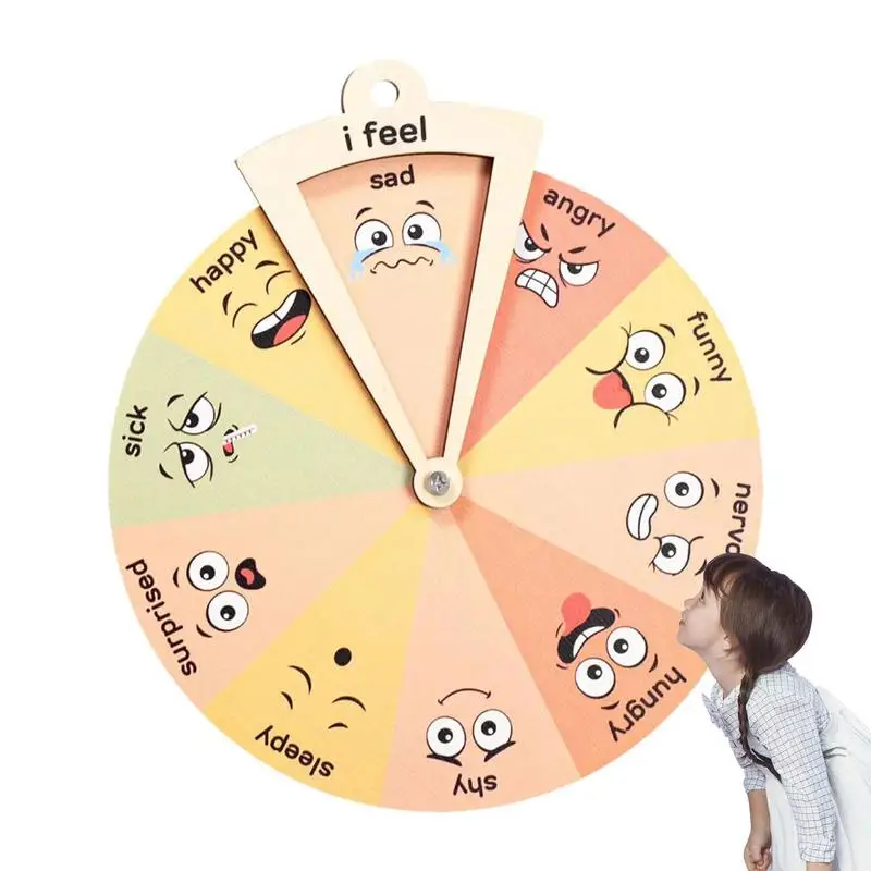 Sentimenti Wheel Expression Emotions Chart Giocattoli Montessori Feeling Wheel Sensazione Di Salute Mentale Ruota A Colori Ritorno A Scuola