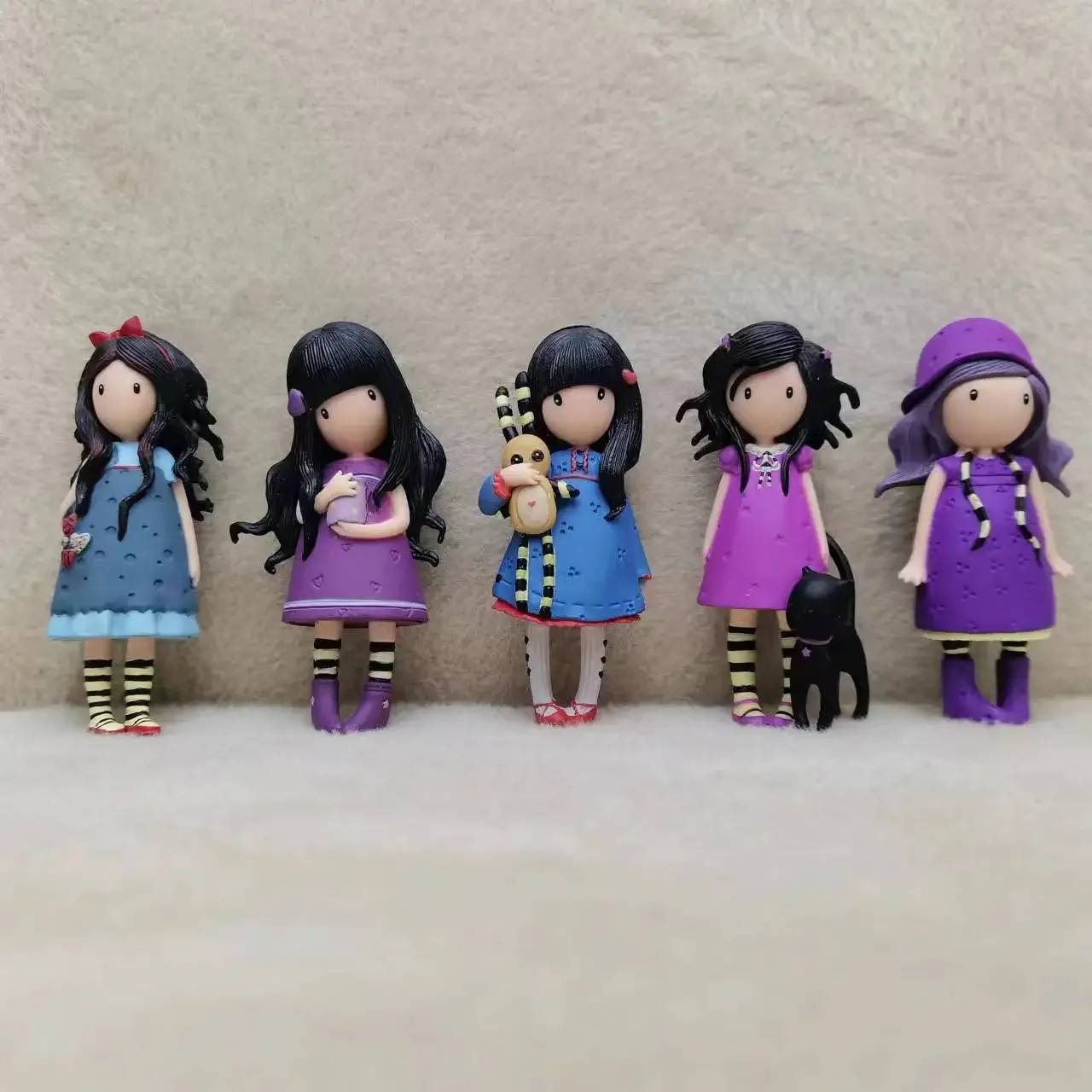 Cute Santoro Gorjuss Dolls Toys Miniature Gorjuss Action Figures Model For Kids Toys Girl Birthday Present Gifts