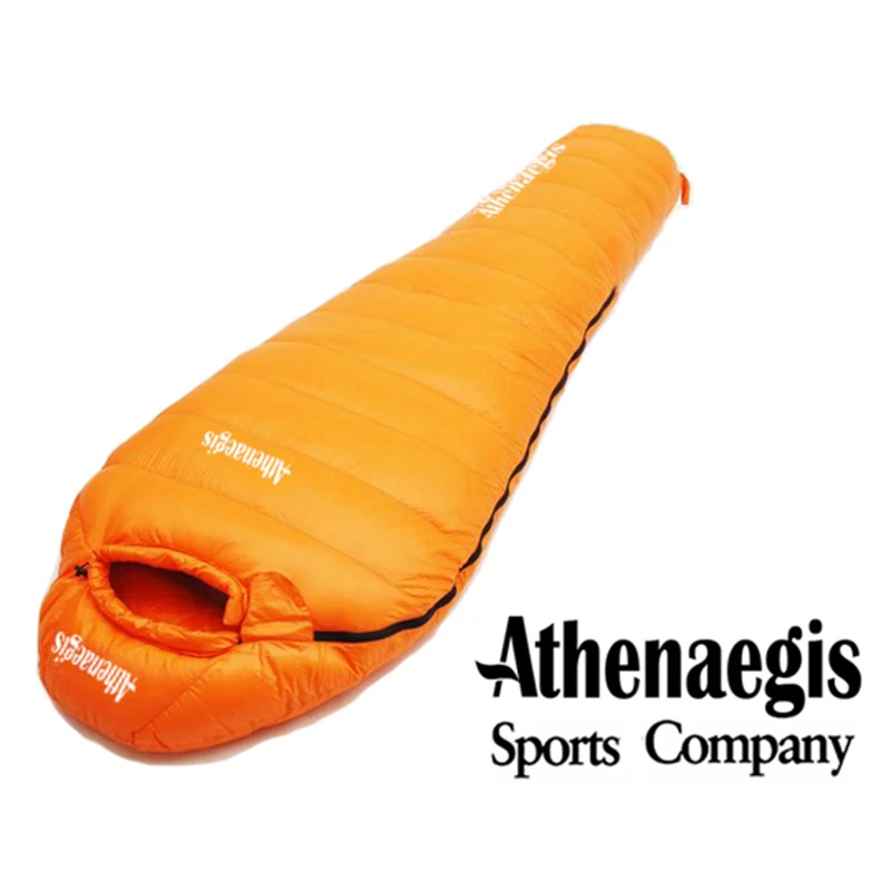 Athenaegis White Goose Down 1200G Riempimento Impiombato Adulto Comodo Sacco A Pelo Sac De Couchage Slaapzak