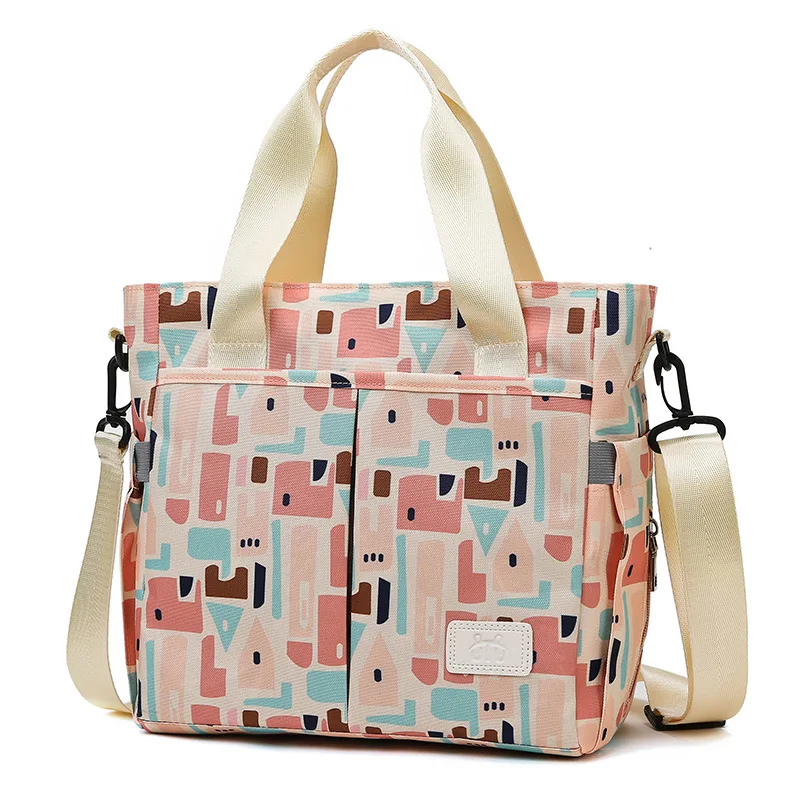 Mummy Bag Tote Bag Lightweight Large-Capacity Mother Bag 2022 Fashion New One-Shoulder Baby Out Mother Bag