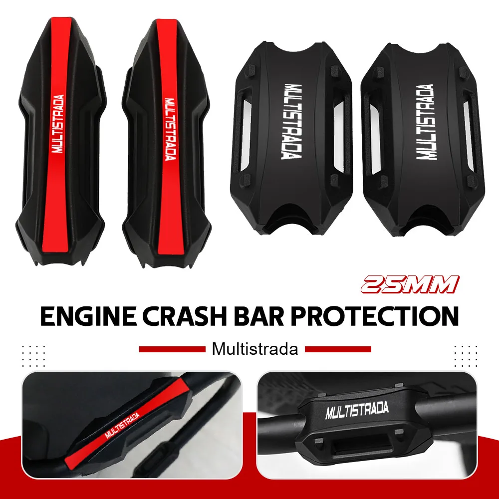 Per Ducati V4 Multistrada V4 V4S Sport 2023 Multistrada 1200 950 Protezione Motore Moto Protezione Paraurti Blocco Crash Bar 25Mm