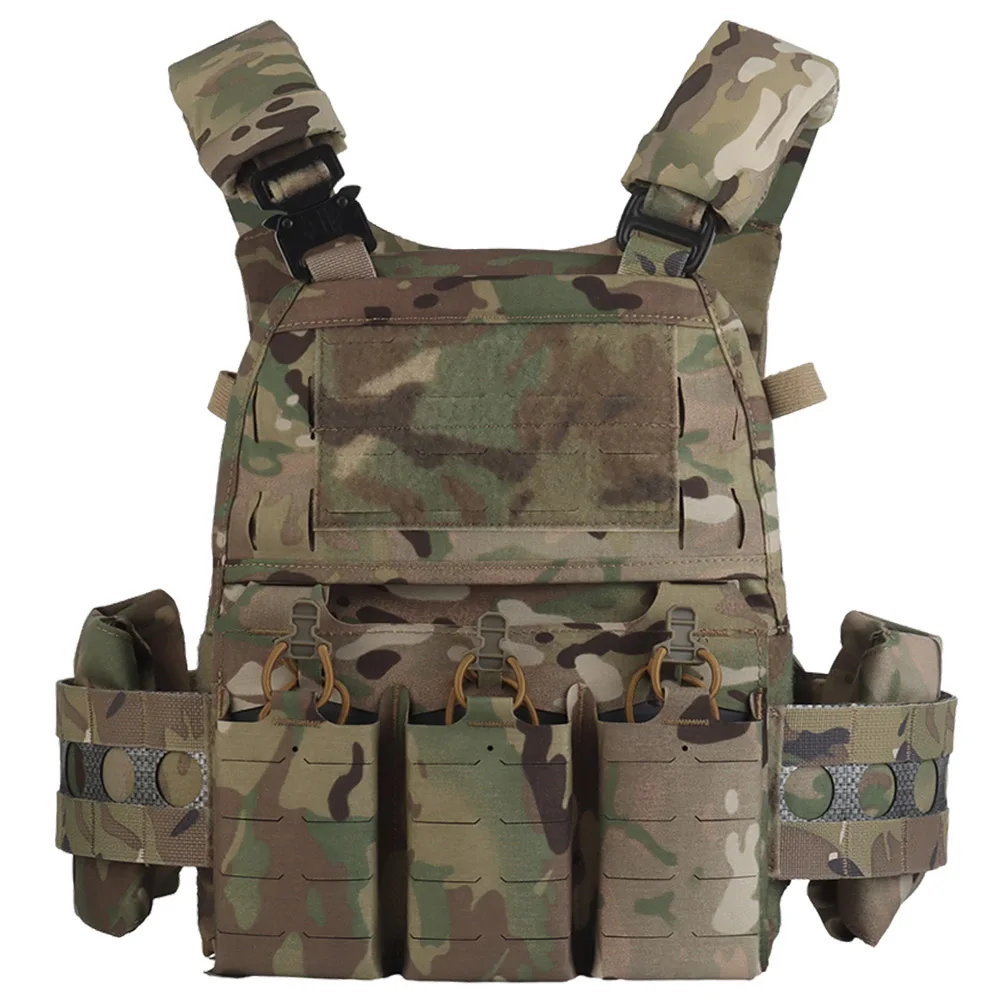 Tactical Vest Ferro Plate Carrier V5 Fcpc Military Hunting Airsoft Vest Body Armor Portable Molle Systems Triple Magazine Pouch