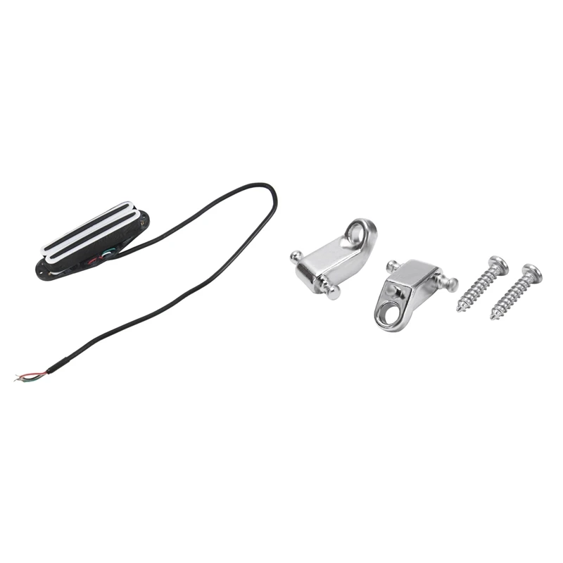 Dual Hot Rail Blaster Humbucker Pickup Per Stratocaster Con 2 Pcs Electric Guitar Roller String Tree String Fermo