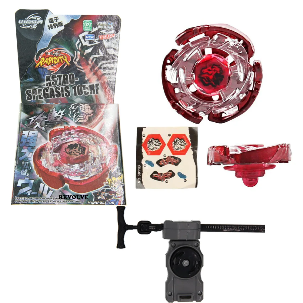 B-X Toupie Burst Beyblade Beat Lynx Toupie Astro Pegasus 4D 105Rf Confezione Semplice + Linea Di Trazione Grigia