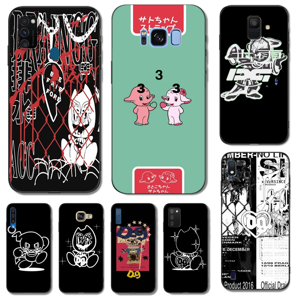 Custodia In Tpu Nero Per Samsung Galaxy A3 A5 A7 2016 2017 2018 Cover Drain Gang