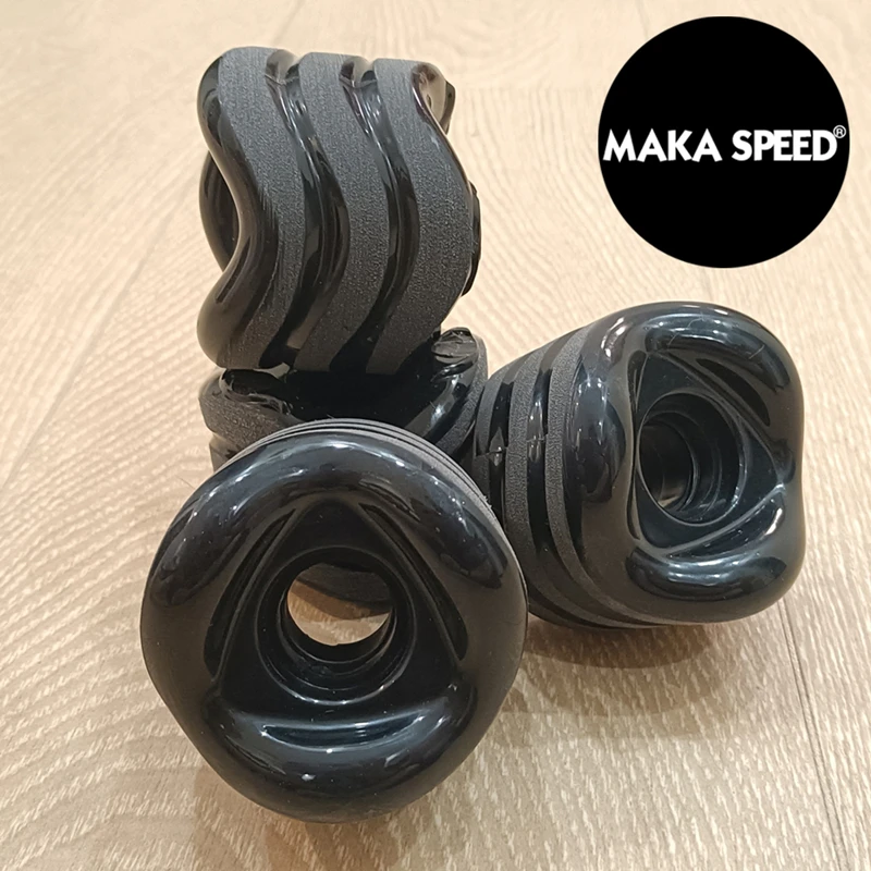 Maka Speed 60Mm 70Mm Skateboard All Terrain Wheels Soft Surf Land Skateboard Wheels Longboard Curvy 78A Di Buona Qualità