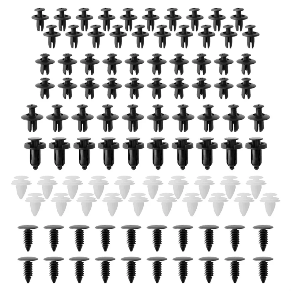 100 Pz Clip Di Fissaggio Automatico Misto Per Chrysler 300C Voyager Pt Cruiser Grand Voyager Sebring Pacifica
