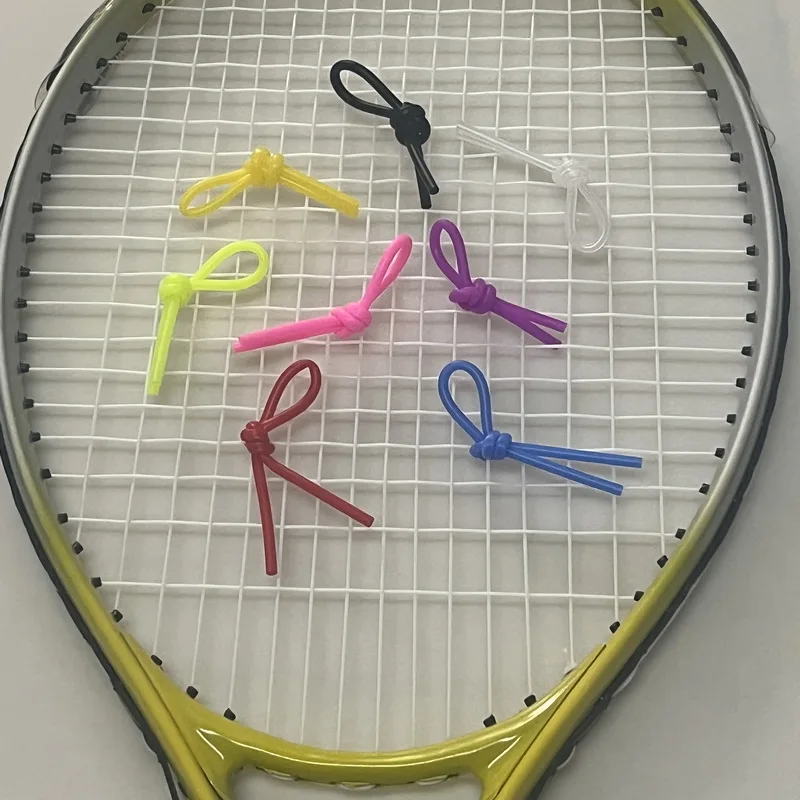 8 Pz/Lotto Soft Silicone Tennis Antivibranti Racchetta Da Tennis Anti Vibrazione Nodo Squash Racquet Damper Accessori Da Tennis