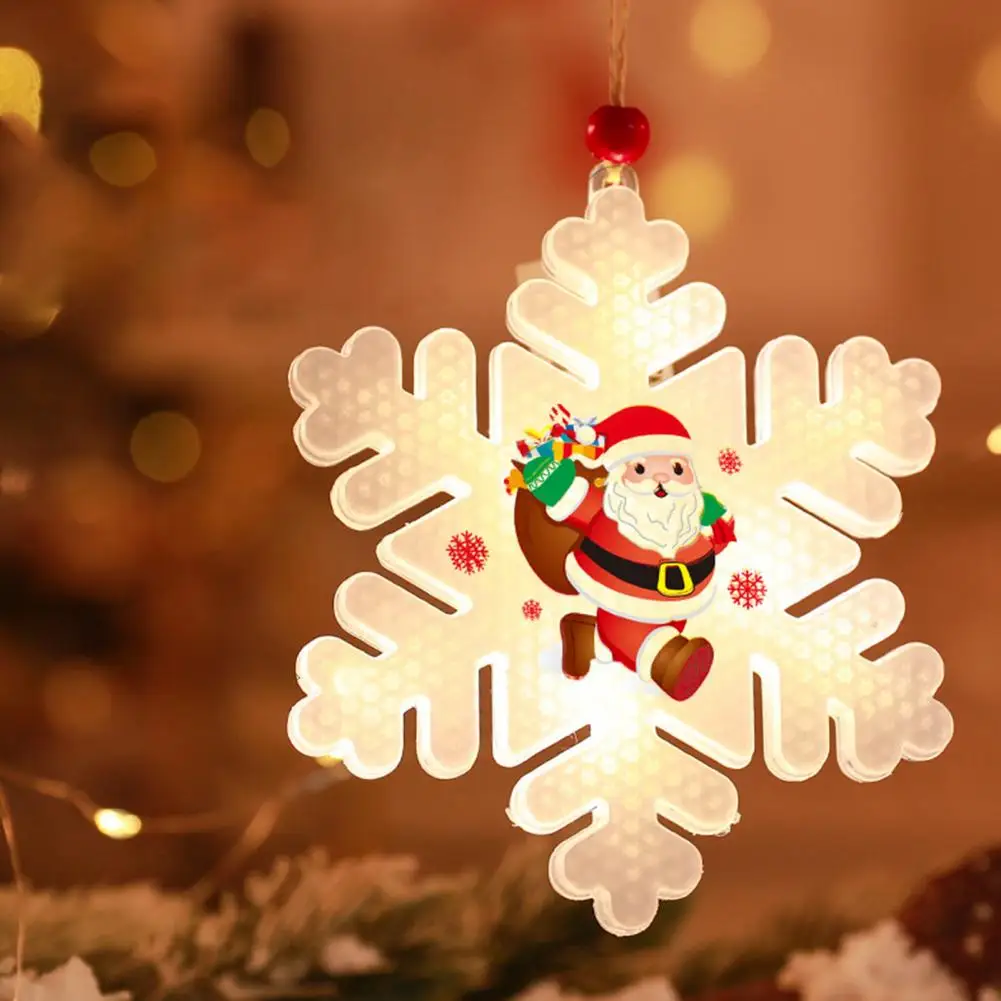 Pendenti Appesi Pendenti Natalizi Ciondoli Scintillanti A Led Per Albero Di Natale Fiocco Di Neve Impermeabile Pupazzo Di Neve Natale Per Le Feste