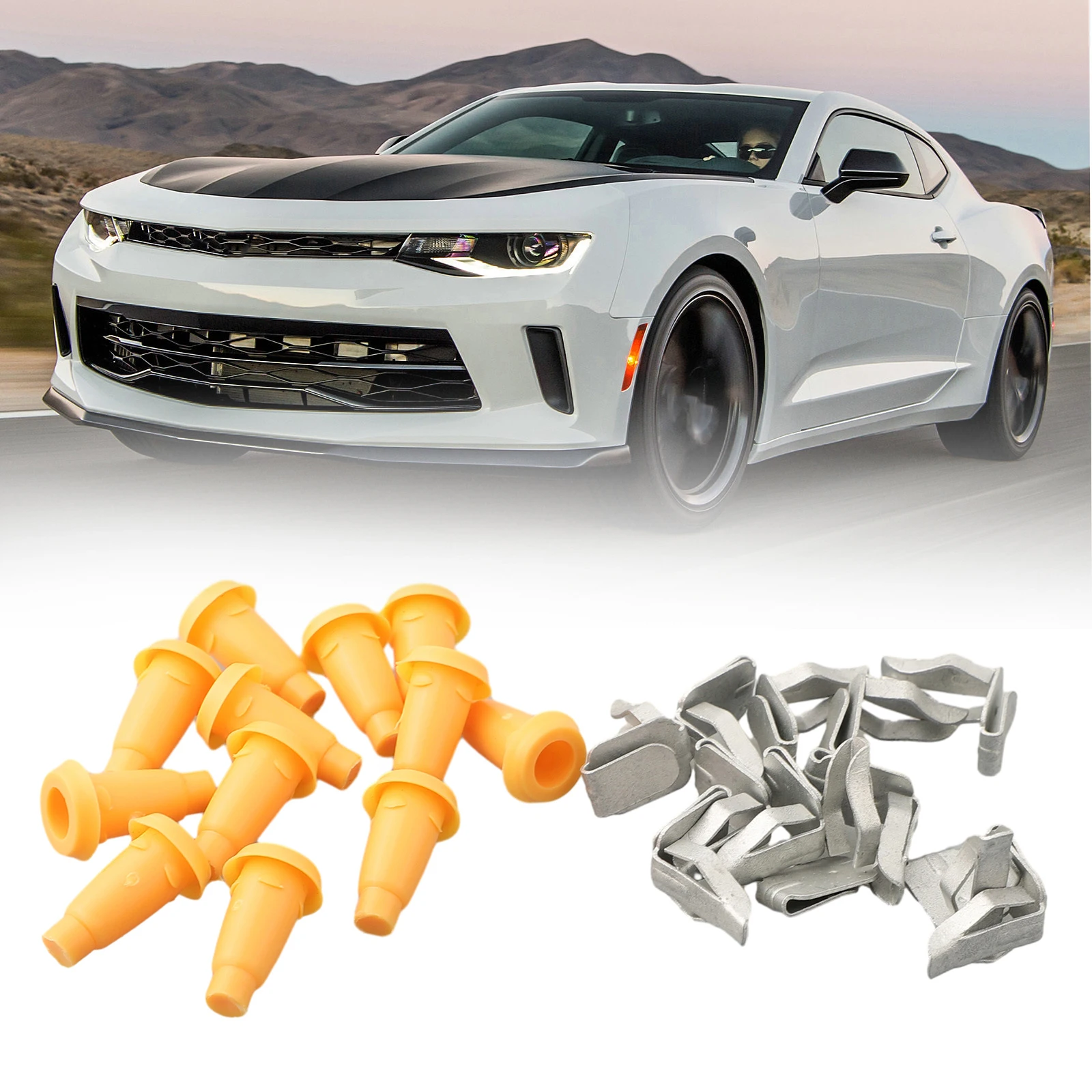 24 Pz Per Chevy Per Camaro Per Fullsize Car Door Panel Frame Plugs & Clips 4853962 4500027 Auto Door Panel Frame Sostituire I Morsetti