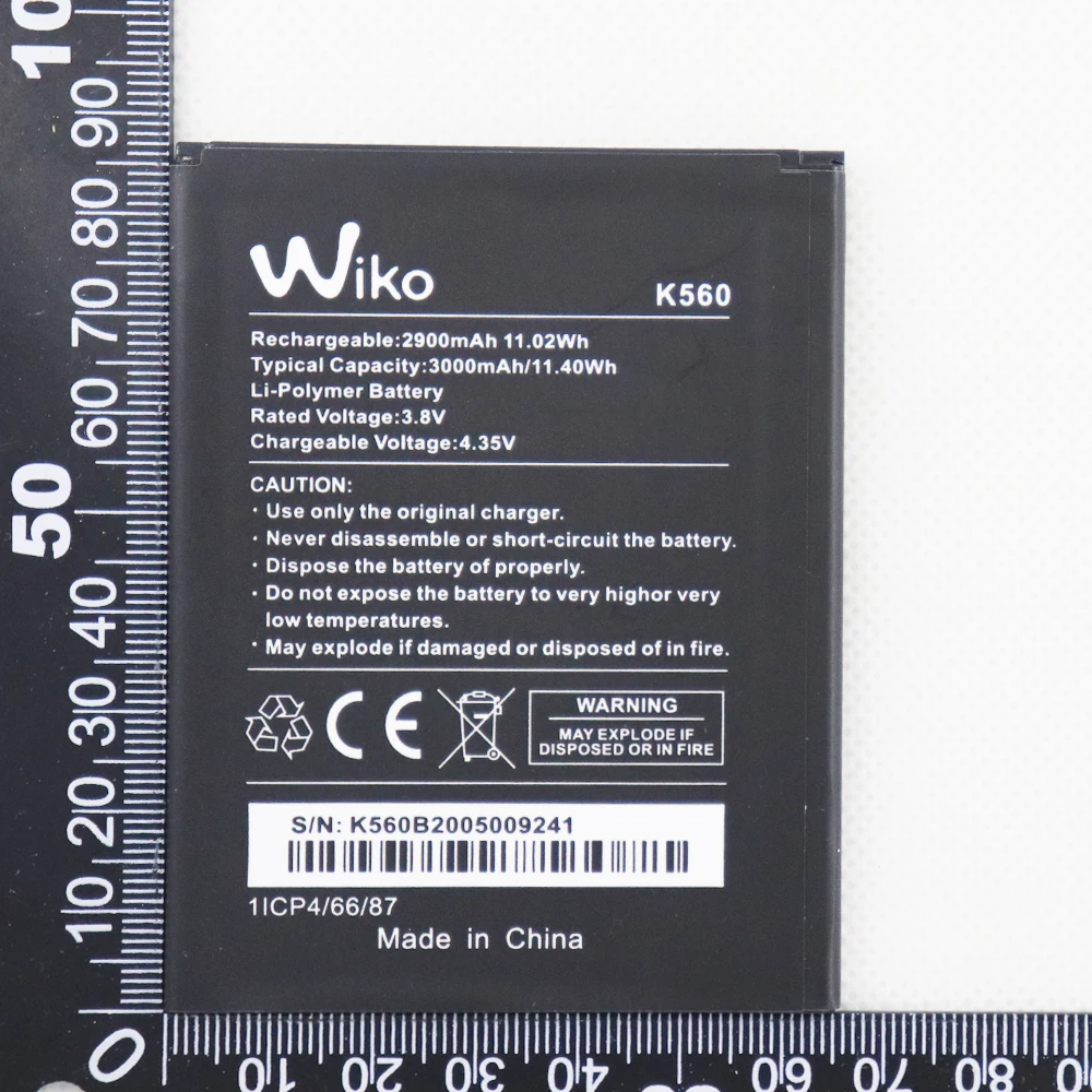 Batteria Di Ricambio Per Telefono Cellulare 2200Mah K200 Per Batteria Wiko K200