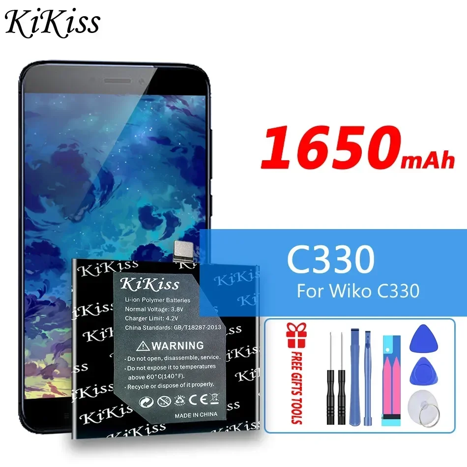 3300Mah Kikiss Per Wiko C330 Per Wiko P710 Batteria C330 P710 Batteria Ricaricabile Batteria Ad Alta Capacità + Traccia No
