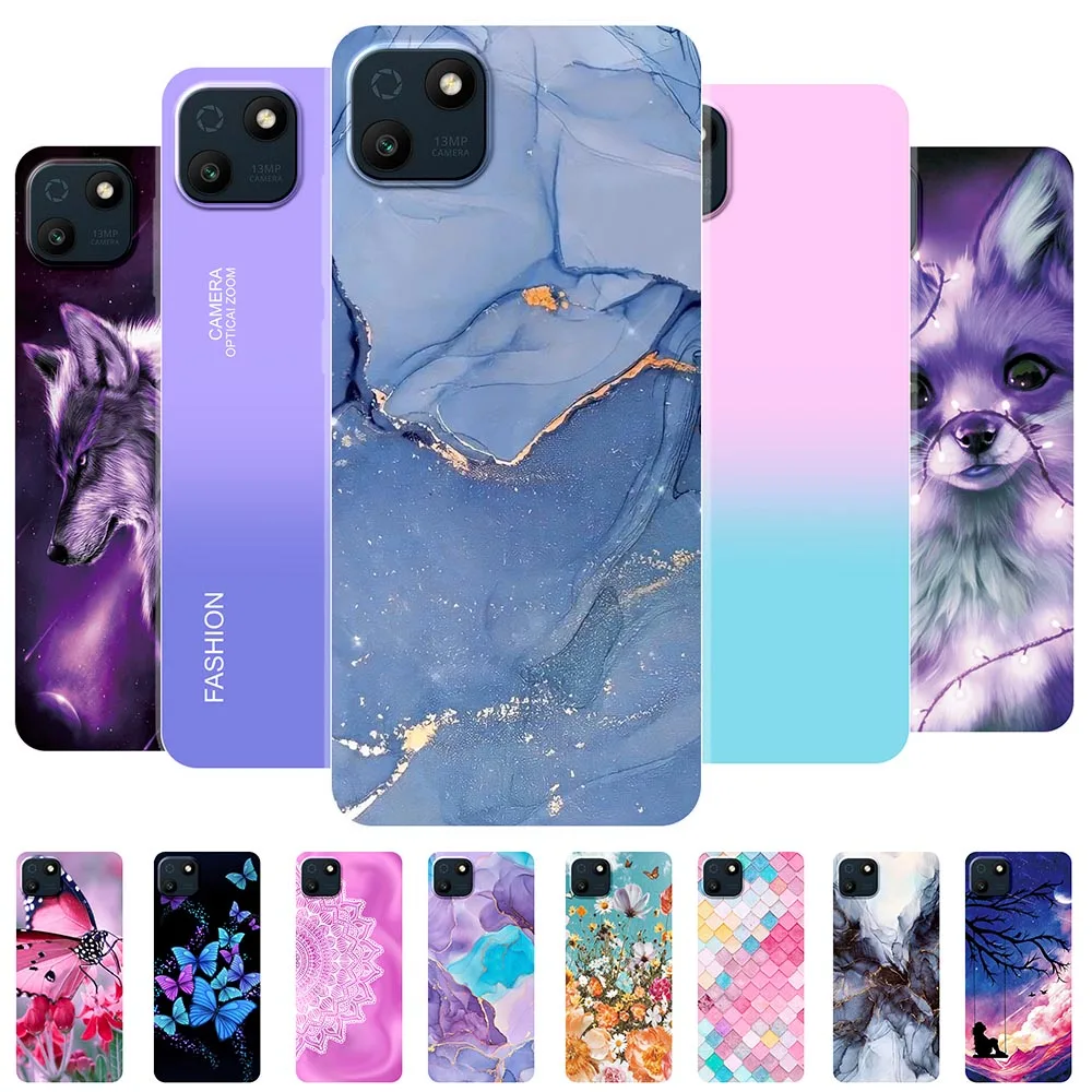 Per Wiko T10 Custodia T10 Marble Pattern Soft Silicone Trasparente Tpu Cover Posteriore Funda Per Wiko T10 Custodie Per Telefono Per Wiko T10 T 10 Coq
