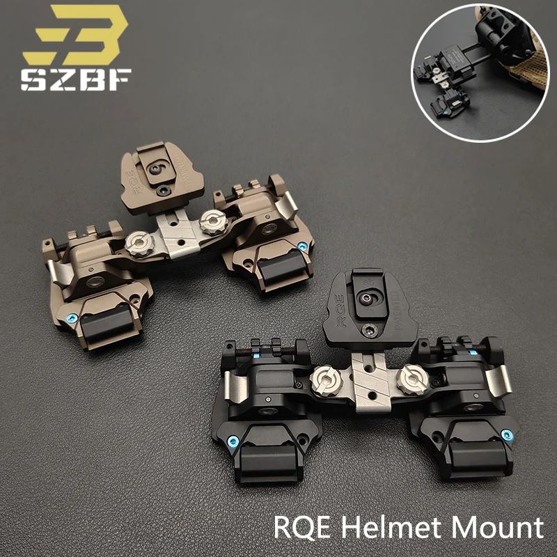 Rqe Dual Monoculare Night Vision Goggles Mount Supporto Nvg Leggero Per Pvs-14 Mum Dpro Mini-Nseas Accessorio Per La Visione Notturna
