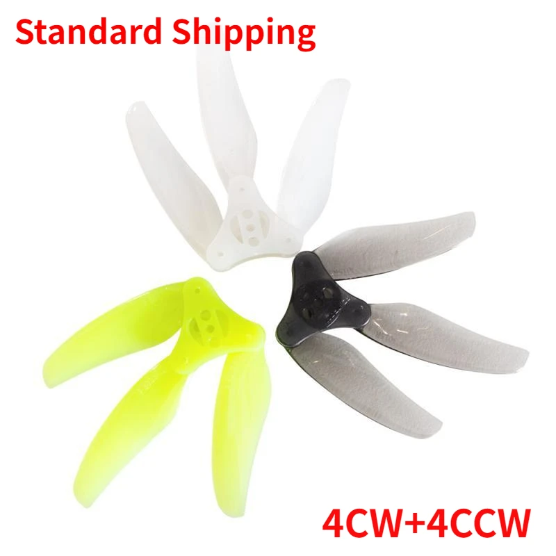 4 Paia (4Cw + 4Ccw) Gemfan F3015-3 3015 3 X1.5X3 3-Blade Pc Elica Pieghevole Per Rc Fpv Freestyle 3 Pollici Cinewhoop Ducted Droni Fai Da Te
