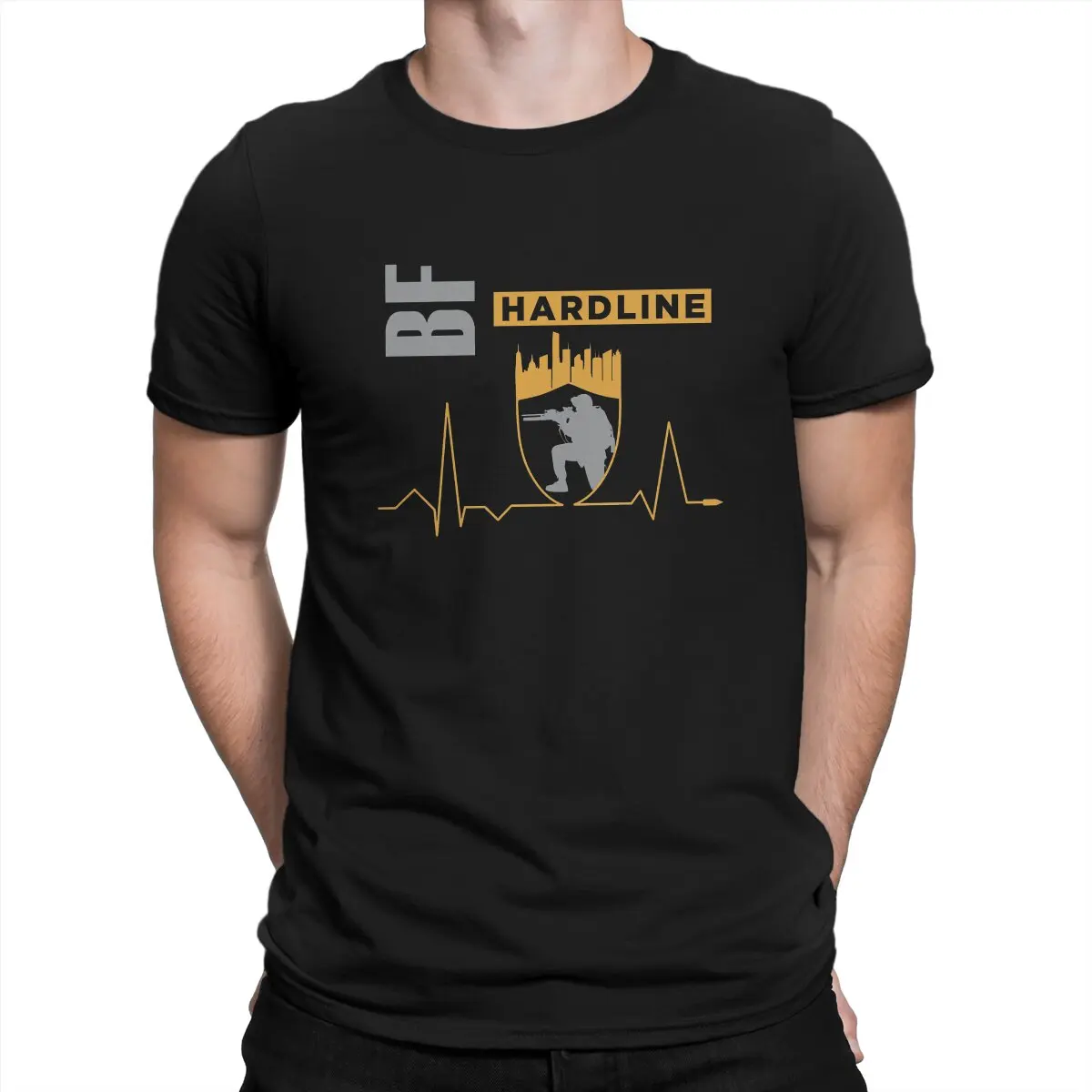 Battlefield Videogioco Battle Hard T Shirt Graphic Men Tees Abbigliamento Estivo Harajuku O-Collo Tshirt