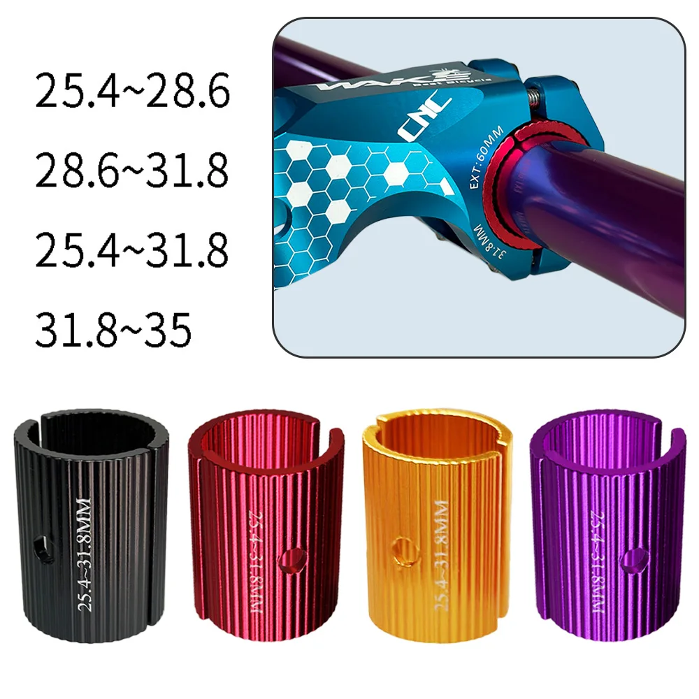 25.4-28.6/31.8Mm,28.6-31.8,31.8-35Mm Bicicletta Bici Manubrio Shim Adattatore Bici Forcella Stelo Distanziali Riduttore Bicicletta Auricolare Rondella