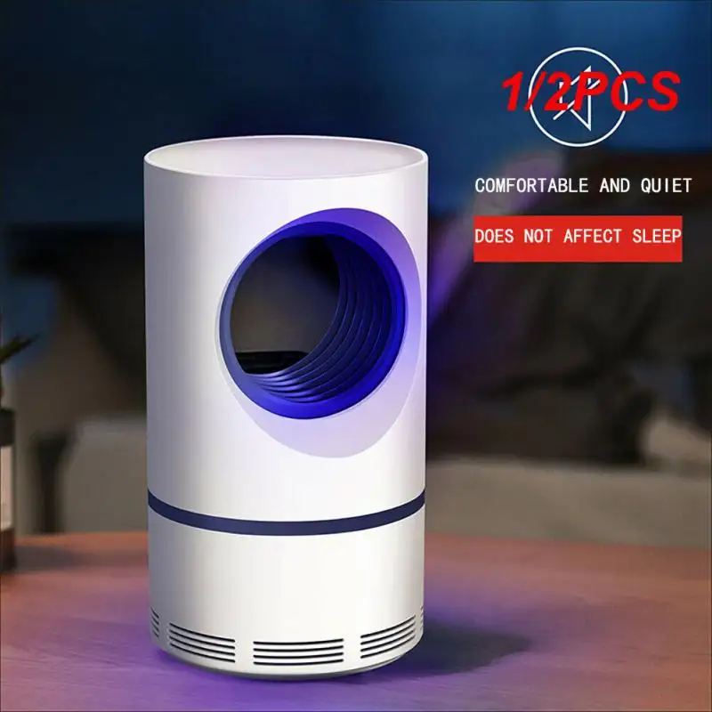 1/2Pcs Led Mosquito Killer Lamp Usb Powered Anti Mosquito Killer Lamp Uv Photocatalys Bug Insect Trap Light Controllo Dei Parassiti