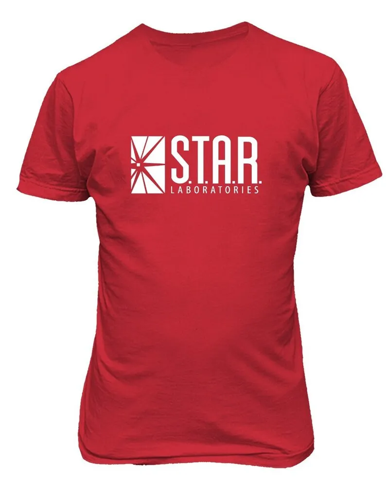 Star Labs Fumetti Hero Medical Treatment Costume T Shirt Maniche Lunghe O Corte