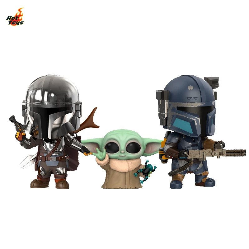 Stock 100% Giocattoli Caldi Originali Cosbaby The Mandalorian Child Pesante Fanteria Mandalorian Movie Character Model Collection Opera D'Arte