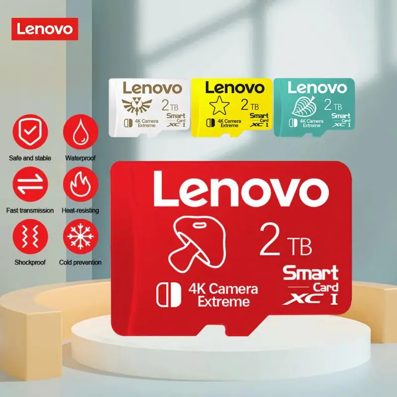 Lenovo 2Tb Uhs-I Micro Tf Sd Card 1Tb Per Nintendo Switch Sd Memory Card 512Gb 256Gb 128Gb Scheda Sd Portatile Per Nintendo 64 Game