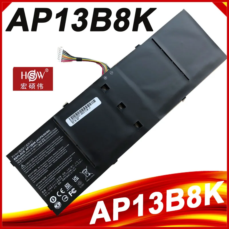 Batteria Del Computer Portatile Ap13B3K Per Acer Aspire V5 R7 V5-572G V5-573G V5-472G V5-473G V5-552G M5-583P V5-572P R7-571 Ap13B8K