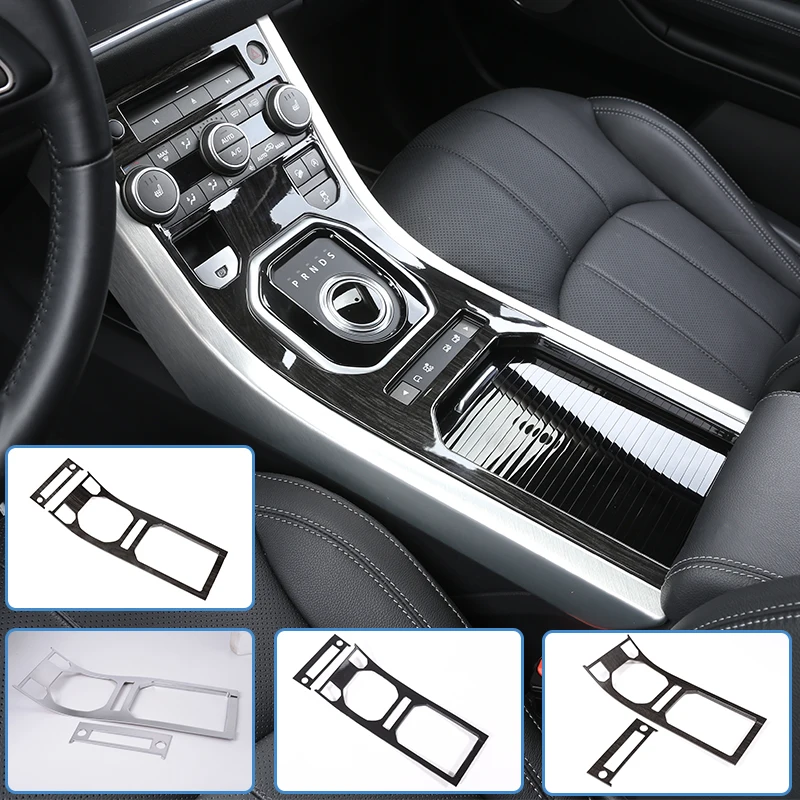 Due Stili Per Land Rover Range Rover Evoque Abs Center Console Gear Panel Copertura Decorativa Trim 2012-2019
