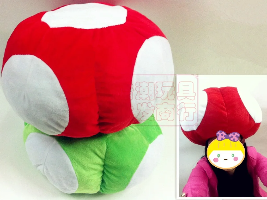 Serie Di Giochi Super Mario Mushroom Cartoon Peluche Cappello Giocattolo Creativo Regalo Divertente Halloween Cosplay Party Hat Produttore All'Ingross