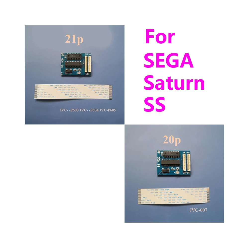 10 Pz Jvc 007 9605 21P 20P Chip Pcb Board Per Sega Saturn Ss Scheda Di Lettura Diretta Con Cavo