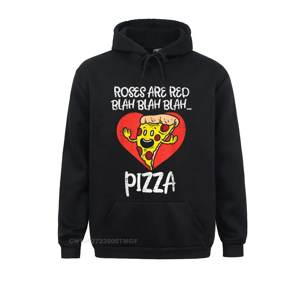 Le Rose Sono Red Blah Pizza Day Food Lover Gift Felpe Con Cappuccio Da Uomo Casual Estate/Autunno Felpe Coupon Vestiti